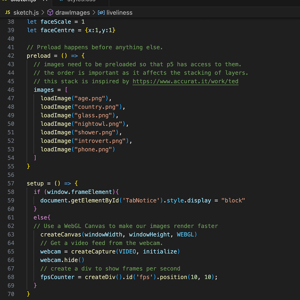 This shows the order all the pieces are in inside the blazeface code. 